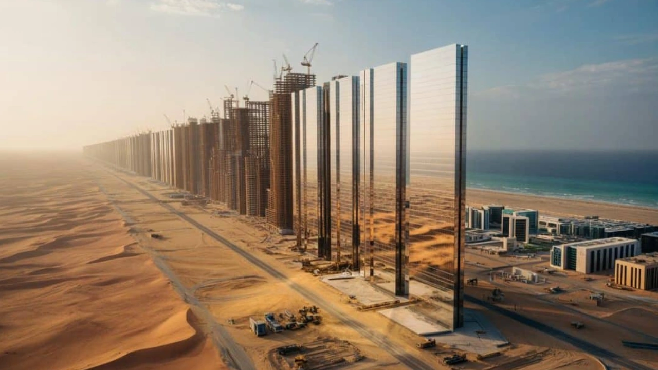 Saudi Arabia is scaling back its plans for a 100-mile desert megacity after mounting concerns over the billions already spent