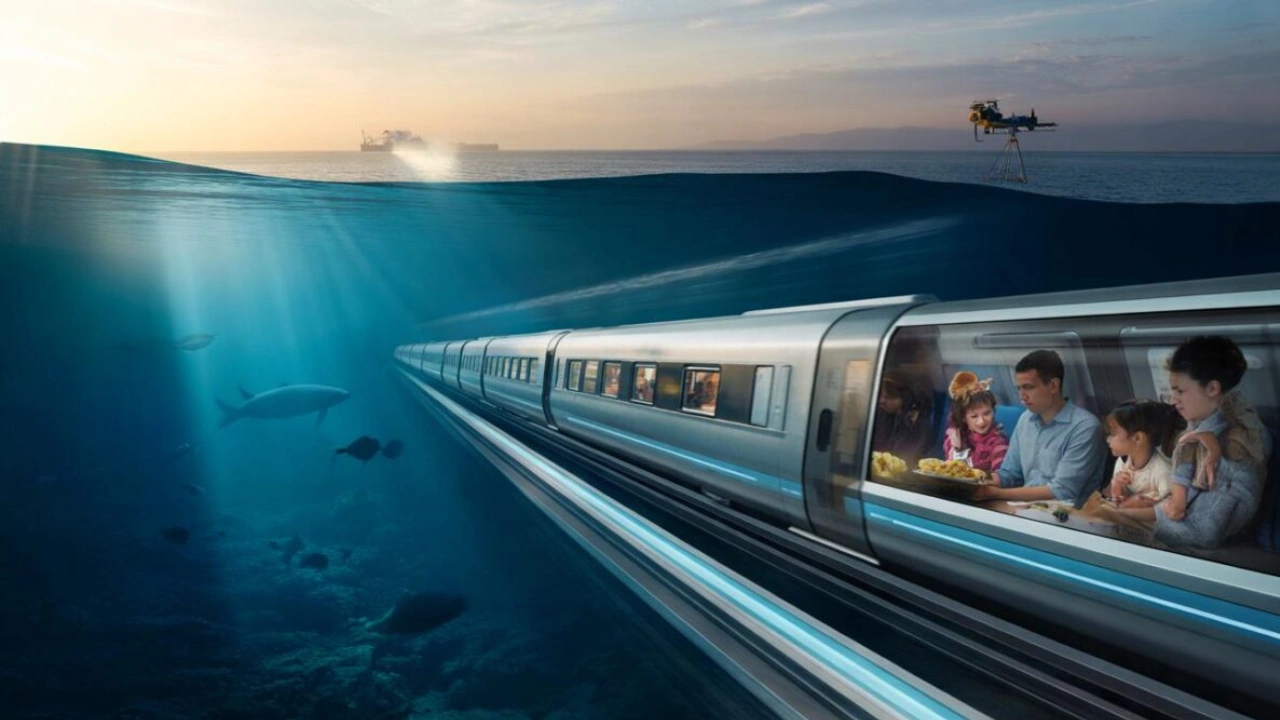 The world’s longest high-speed underwater train is underway — linking two continents beneath the ocean